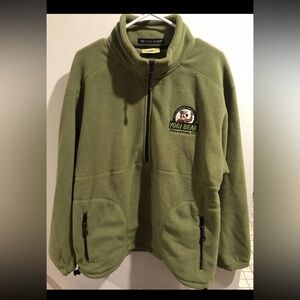 Yogi bear fleece crewneck pullover top